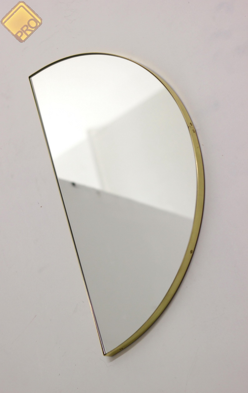 Зеркало веер в алюминиевой раме